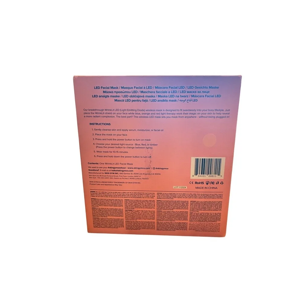 Skin Gym Wrinklit Led Mask